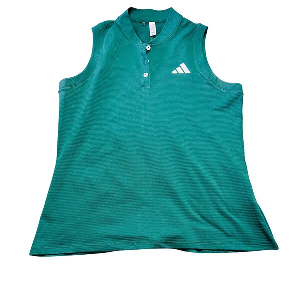 Adidas Green Tank Top Athletic Golf Workout Casual Women's Small - Picture 1 of 4